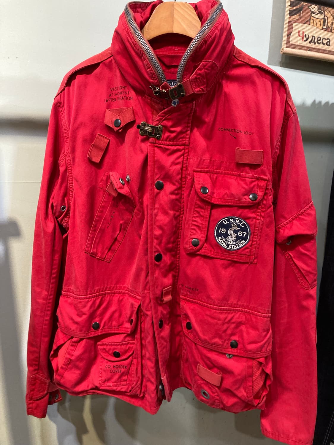 폴로 오리지날 90's 랄프로렌폴로 USRL 밀리터리 자켓 상품이미지7