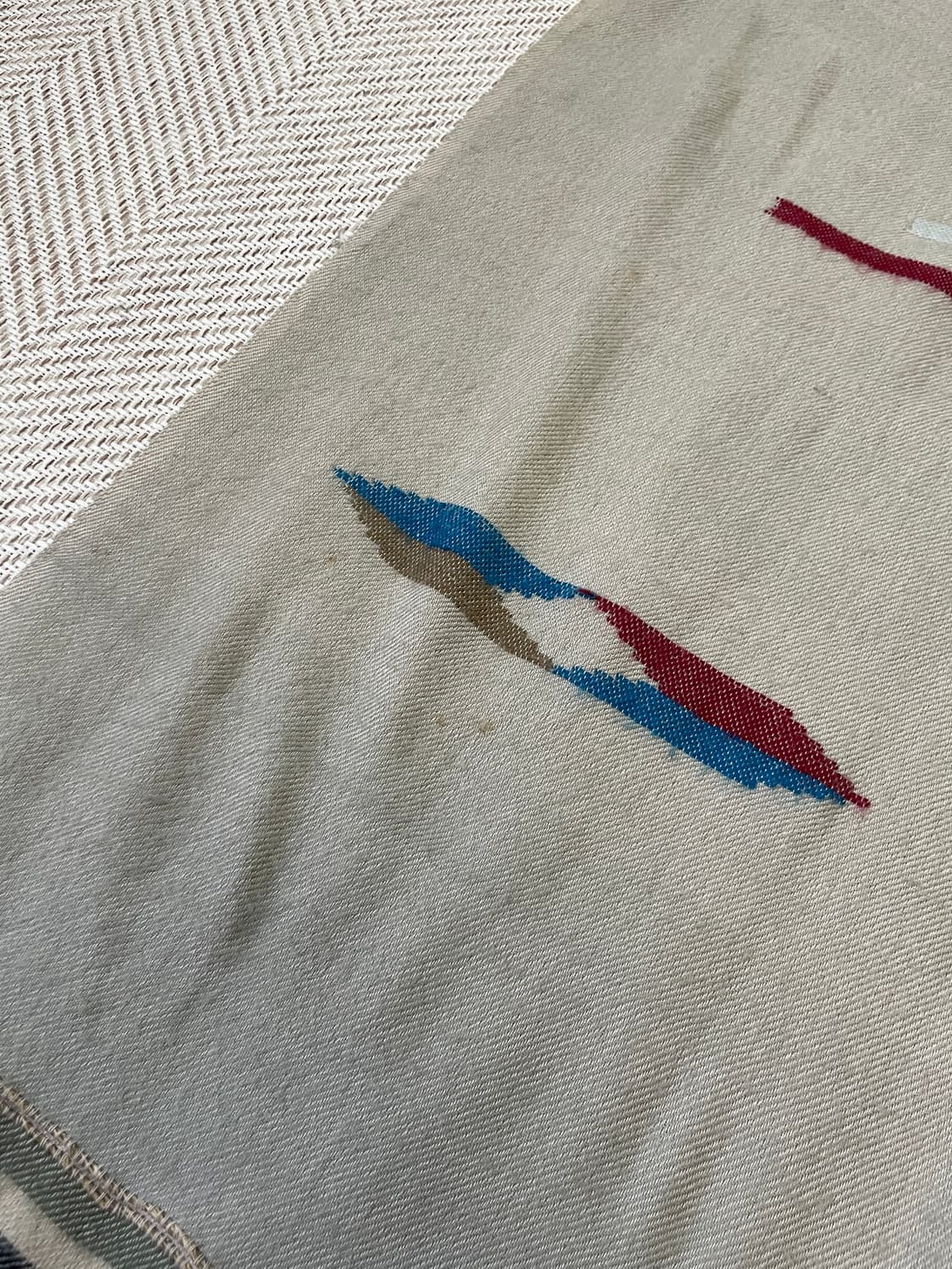 네이티브아메리칸 핸드우븐 판초 러그 J03470 상품이미지5