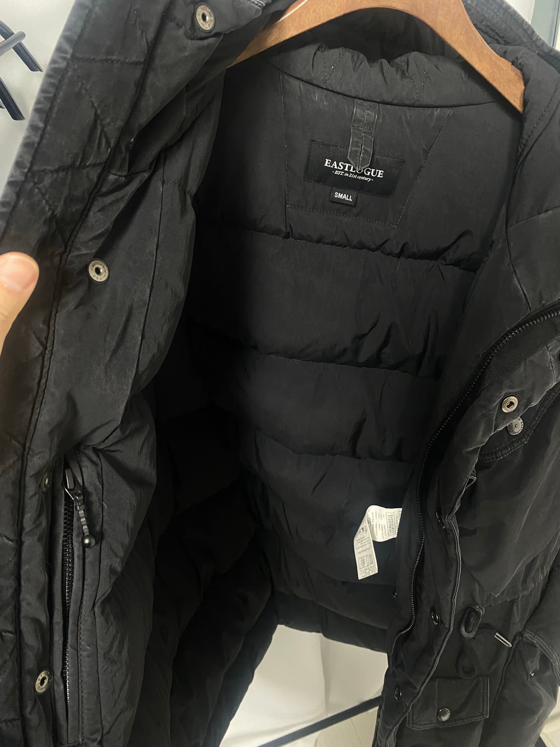 이스트로그 파카 피그먼트블랙s 상품이미지4