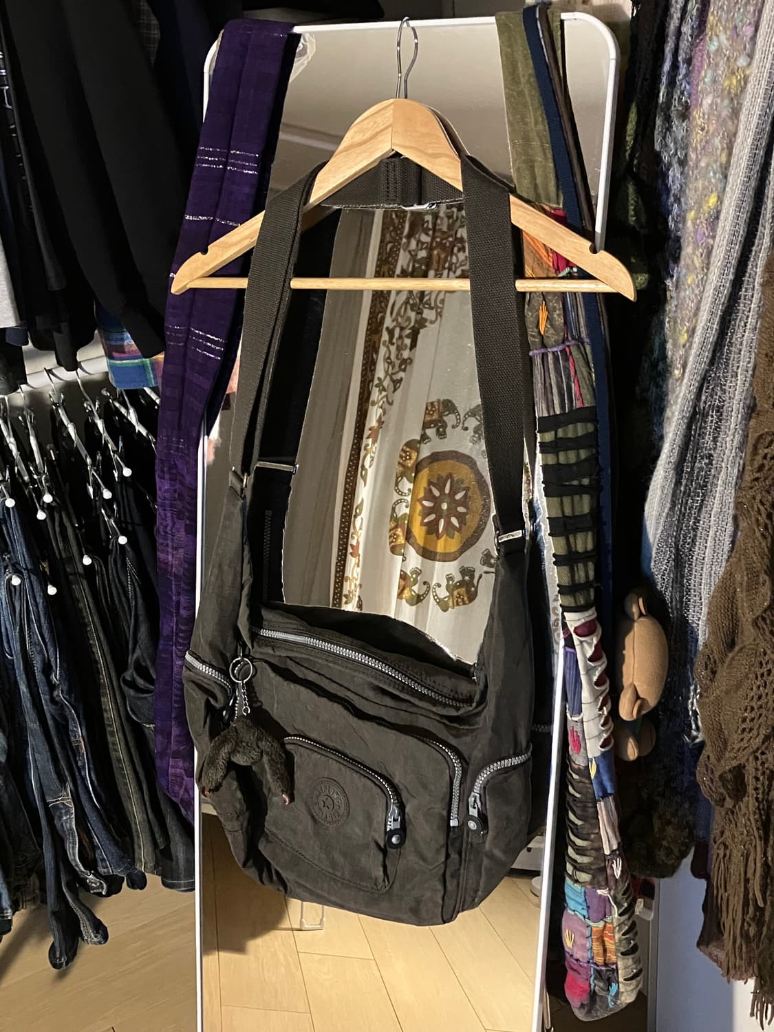 키플링 브라운 크로스백 (착샷O) 상품이미지1