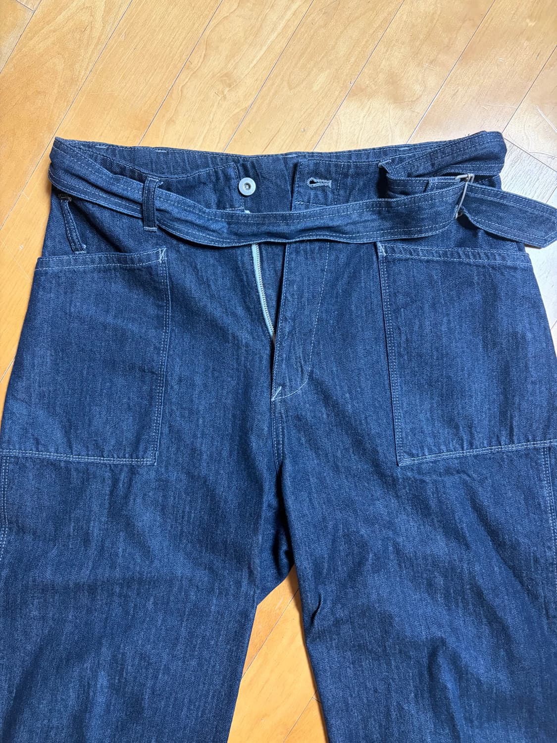 [2] 폴리테루 퍼티그 데님 팬츠 인디고 상품이미지2