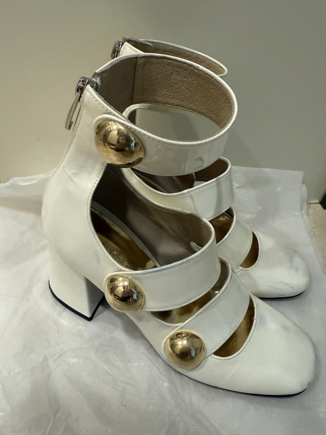 meno de mosso 메노드모쏘 화이트 메리제인힐 상품이미지3