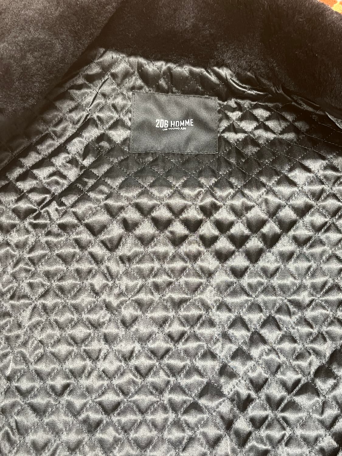 [52] 206옴므 그리즐리 울 자켓 블랙 상품이미지7