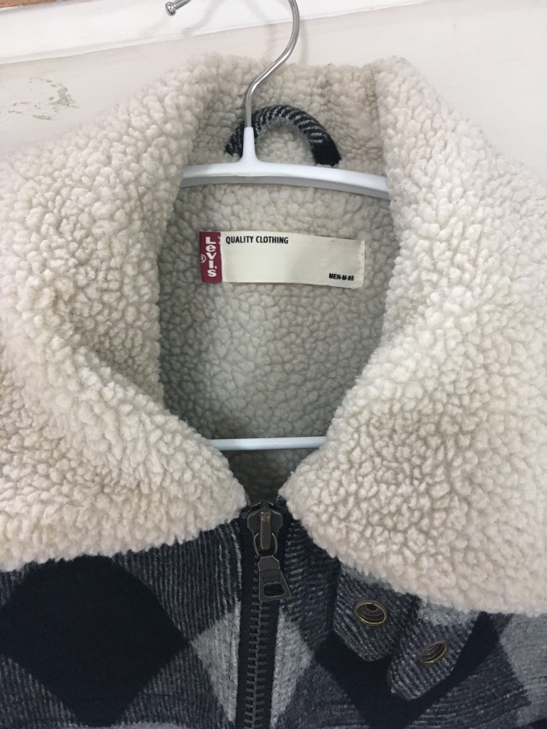 Levi’s 체크 양털 자켓 (unisex) 상품이미지7