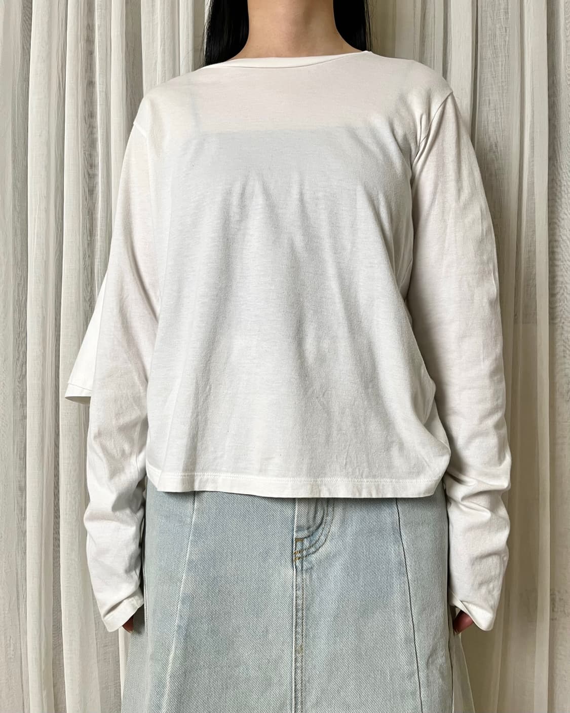 메종 마르지엘라 mm6 레이어드 롱슬리브 티셔츠 margiela 상품이미지9