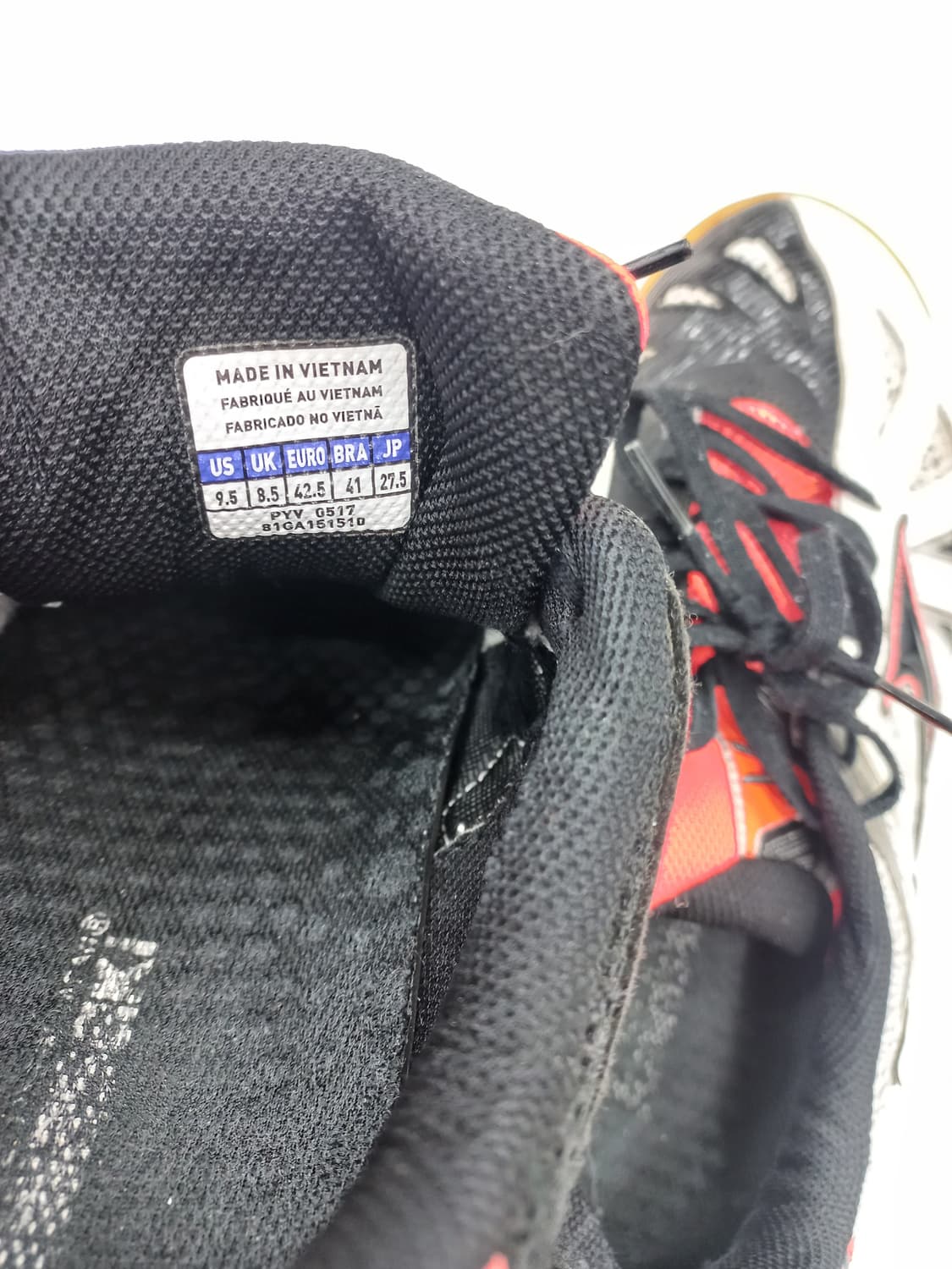 미즈노 웨이브 메달 배드민턴화 탁구화 275mm 상품이미지1