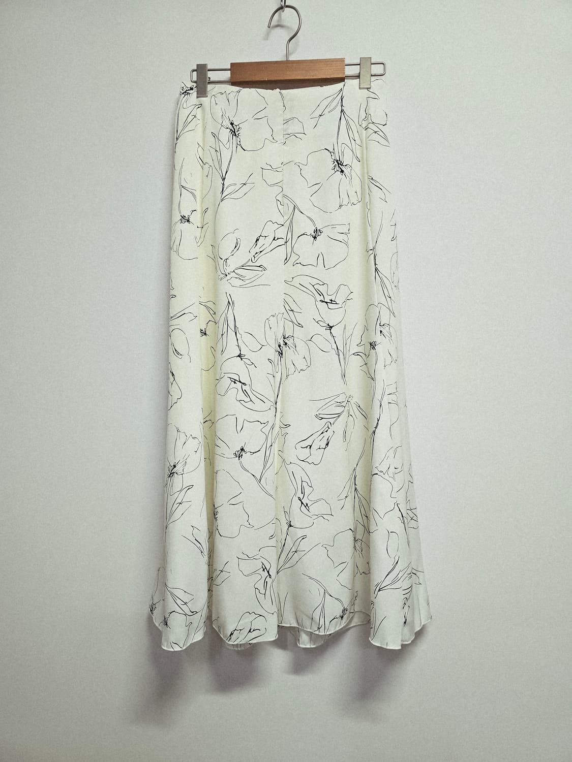 유라고 urago 아이보리 플라워 롱 스커트S 상품이미지1