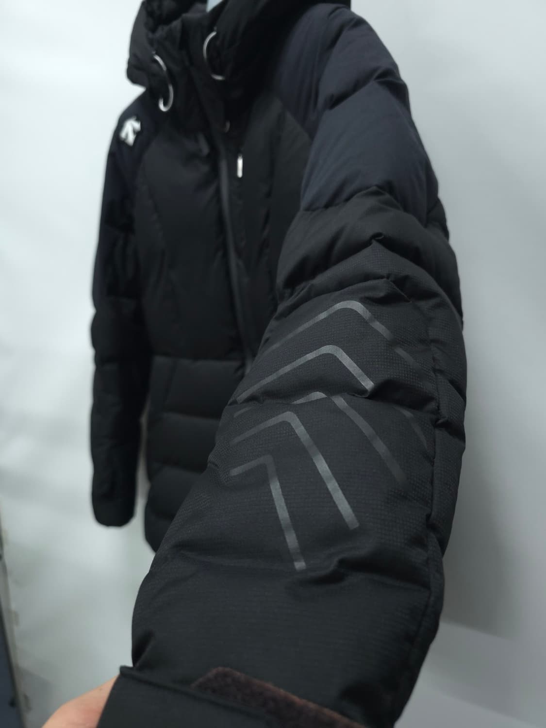 데상트 여성 오리털 덕다운 후드 패딩 상품이미지6