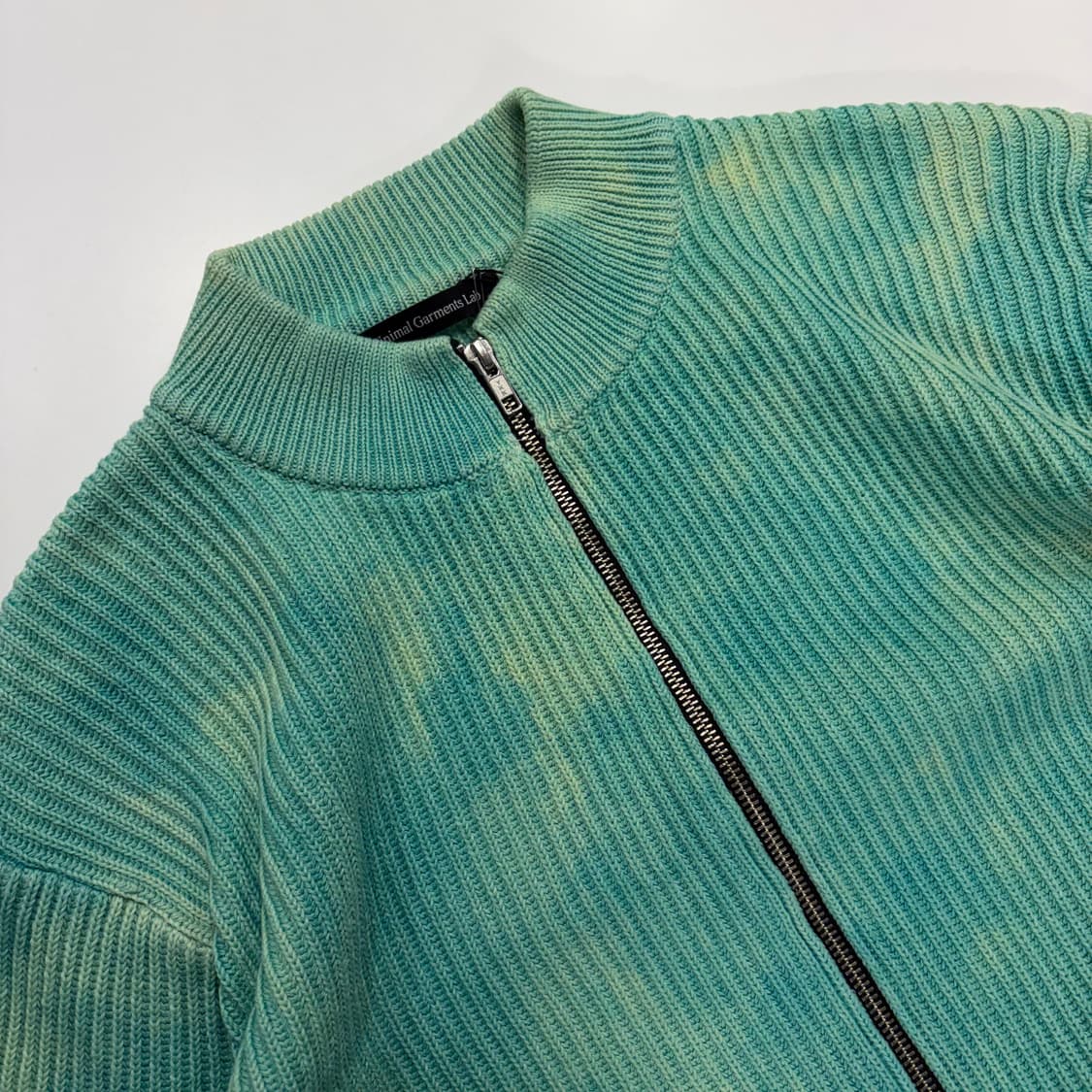 [M] MMLG 엠엠엘지 타이다이 니트 집업 그린 B936 상품이미지3