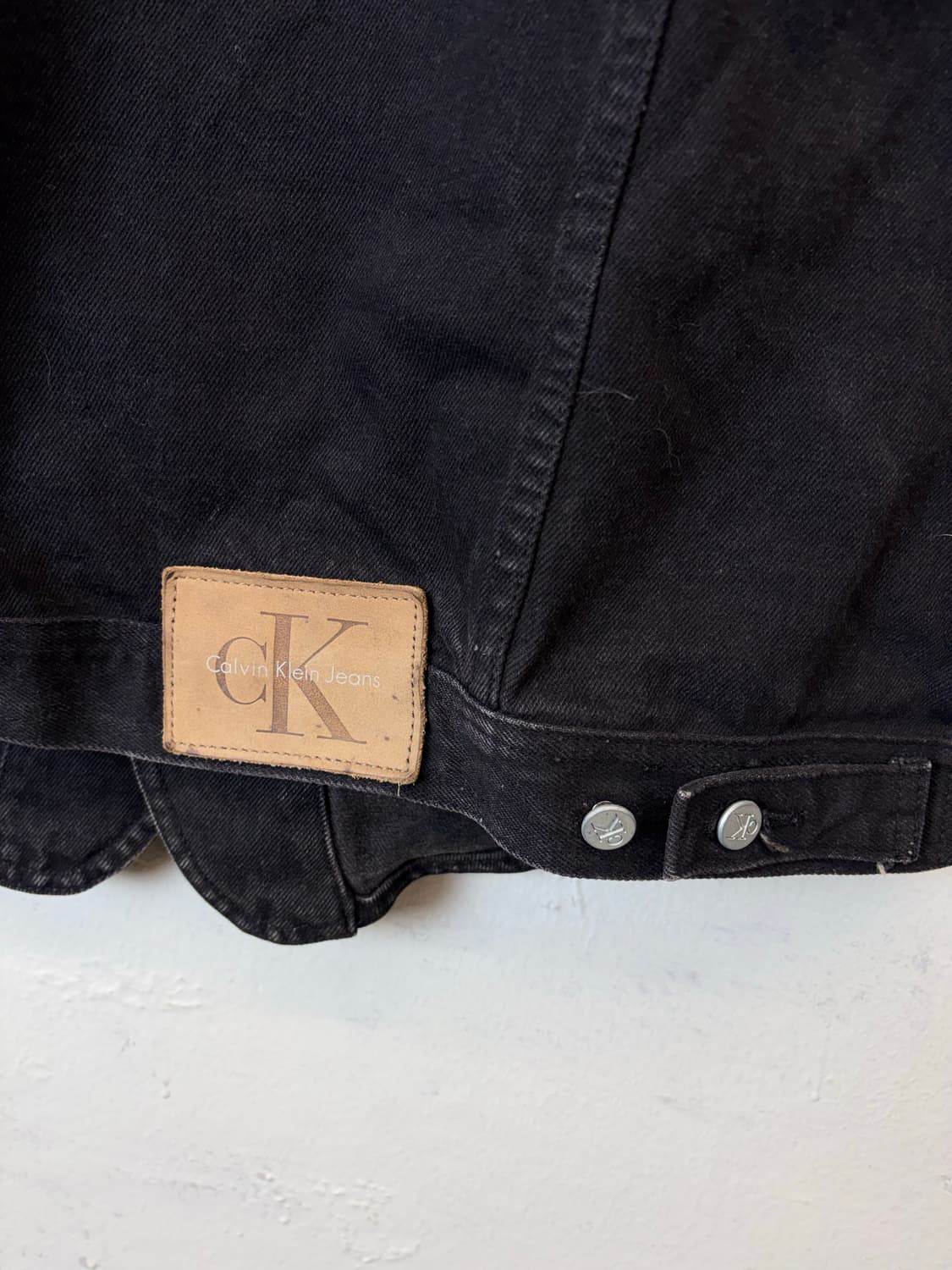 캘빈클라인 90s USA 빈티지 데님 베스트 상품이미지6