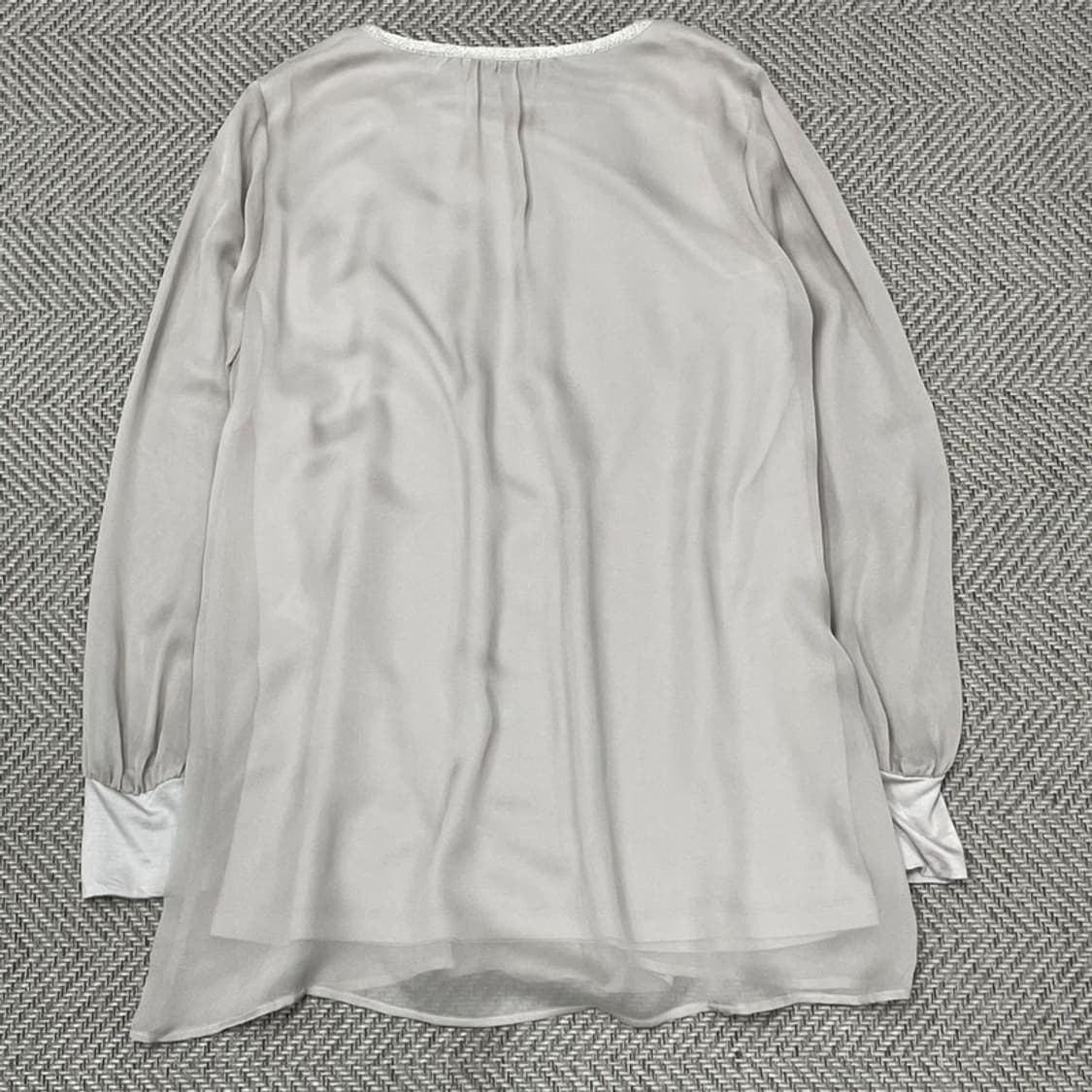 발망 시스루 비즈 블라우스 v0465 상품이미지2