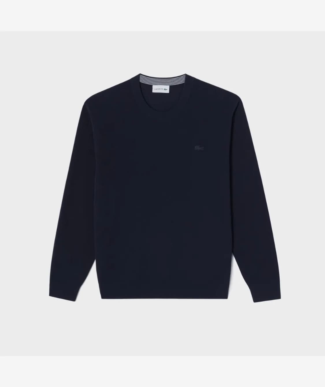 미개봉)동일라코스테 피케원단 긴팔티100-네이비 상품이미지2