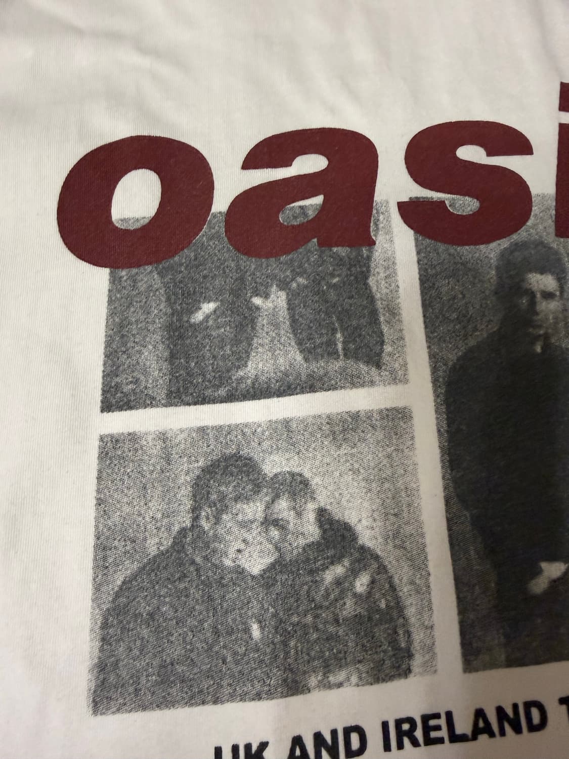 Oasis   2025 tour  프린팅  헤비코튼  티셔츠   상품이미지2