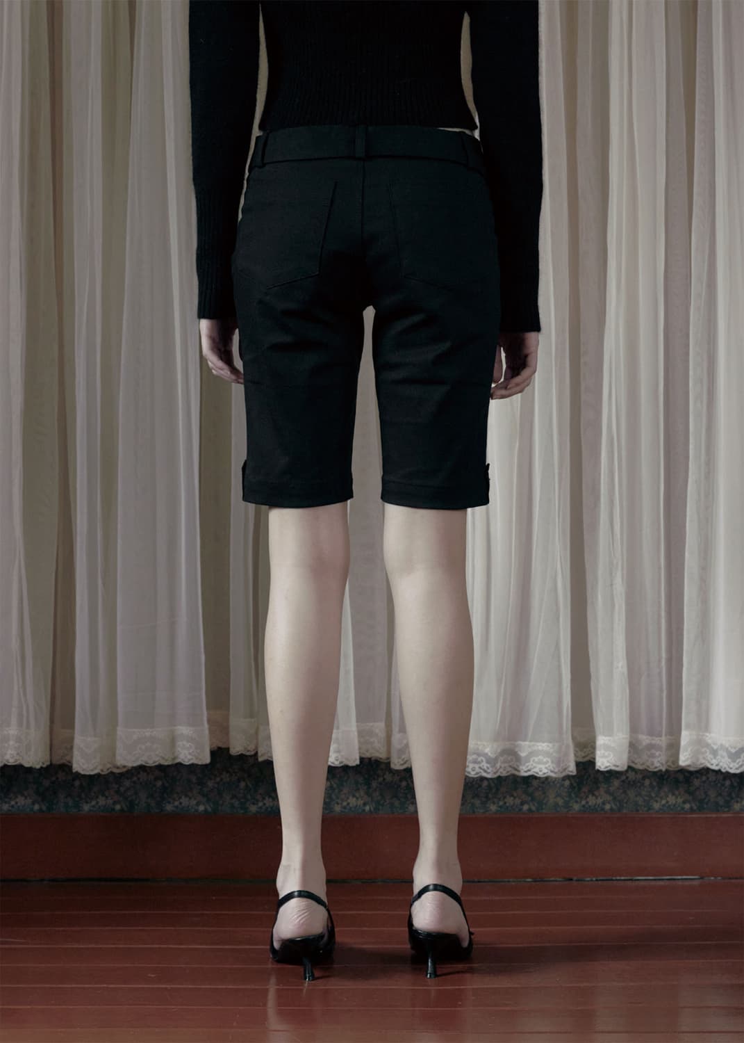 보헤미안서울 BELTED RIDING HALF PANTS 상품이미지3