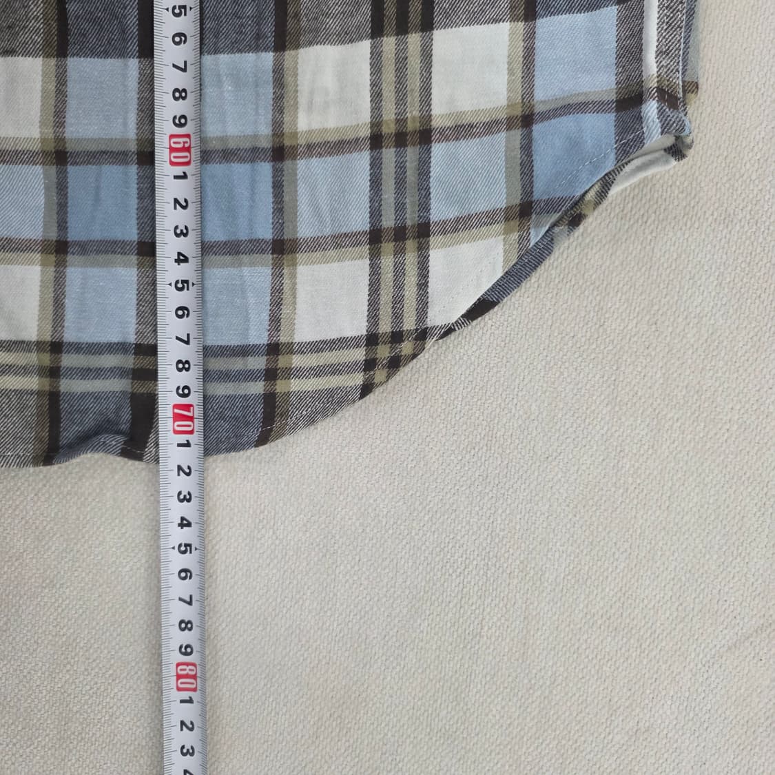 [90] 탑텐 클래식 코튼 체크 셔츠 남방 1231J 상품이미지6