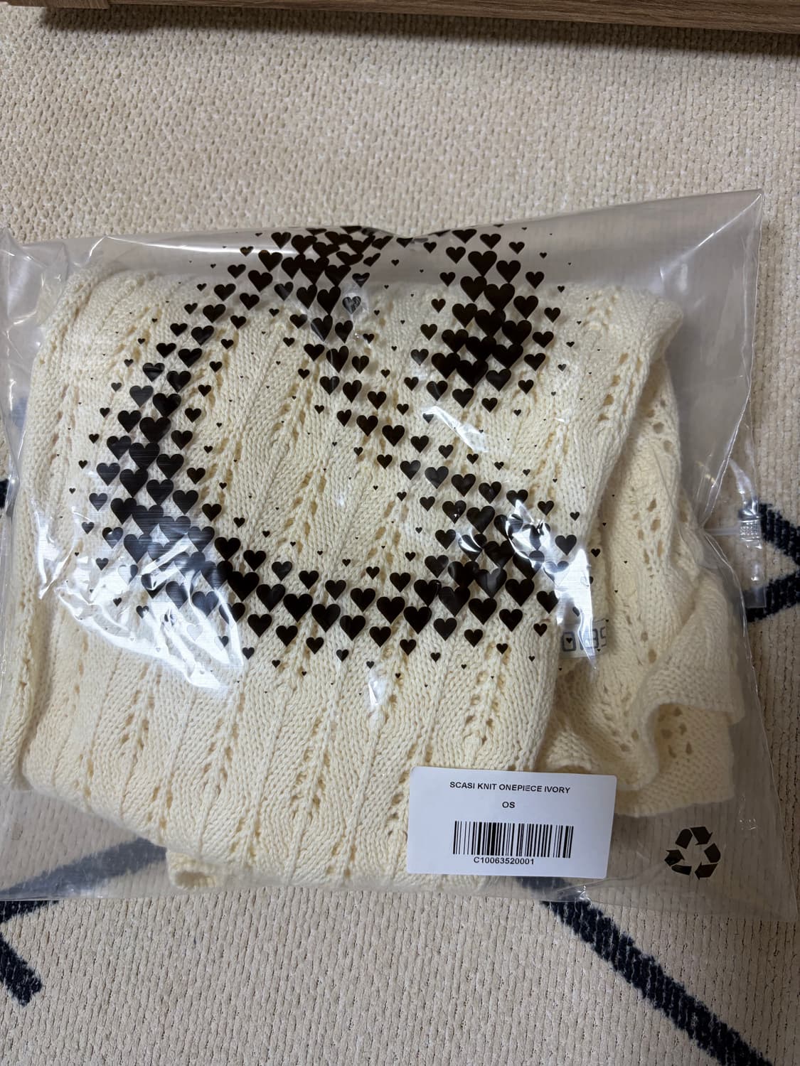 코이세이오 스카시 니트 원피스 상품이미지7