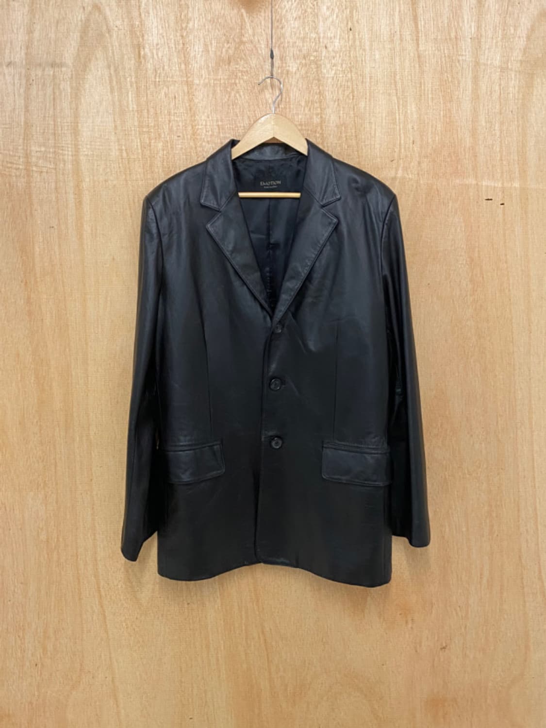 VTG leather blazer jacket 레더 블레이저 자켓 상품이미지4