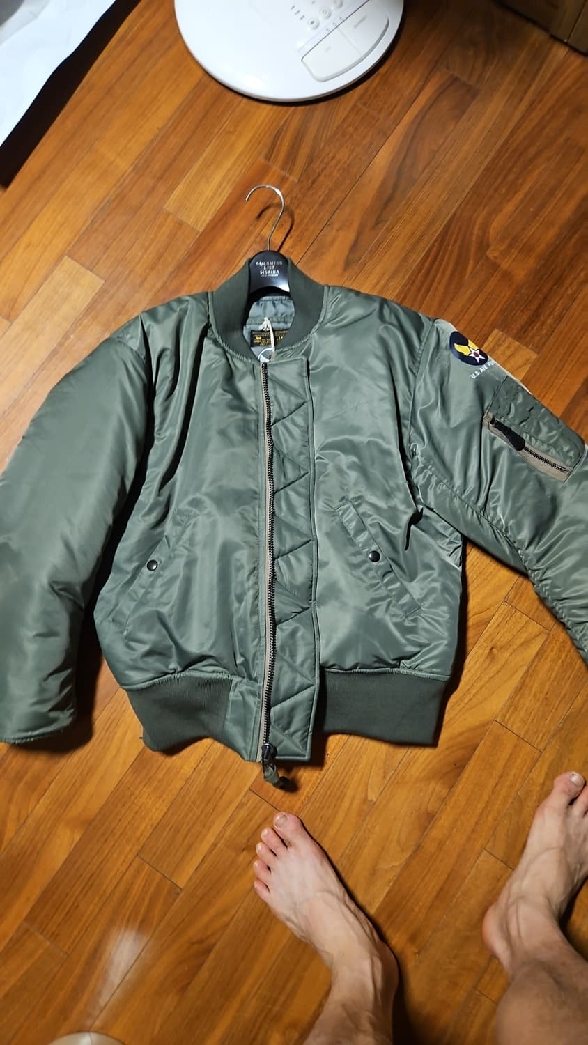 [새상품]브론슨ma-1 중국판 L ->XL 교환가능 상품이미지2