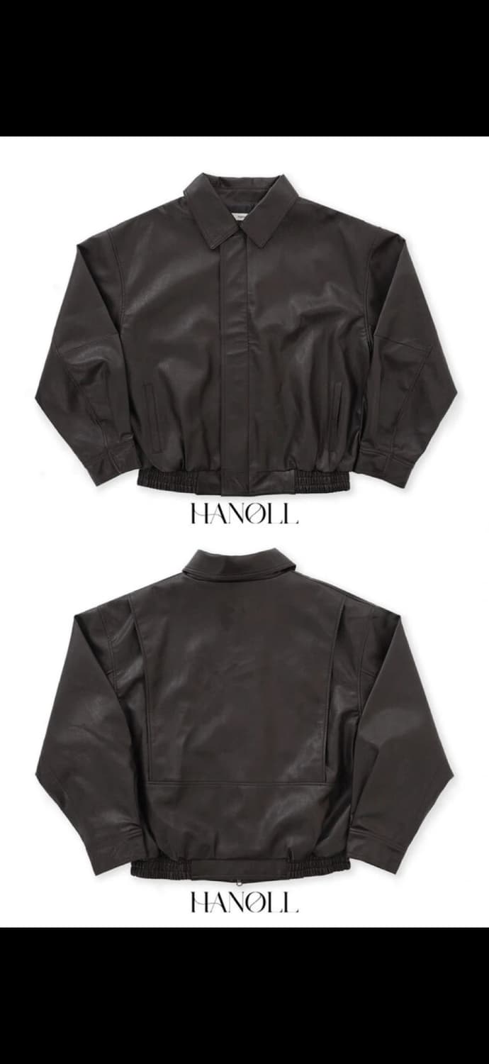 한올 터비 레더 점퍼 hanoll tubby jumper 상품이미지2