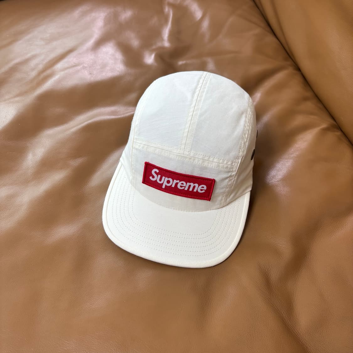 슈프림 주욕 캠프캡 모자 박스로고 화이트 상품이미지1