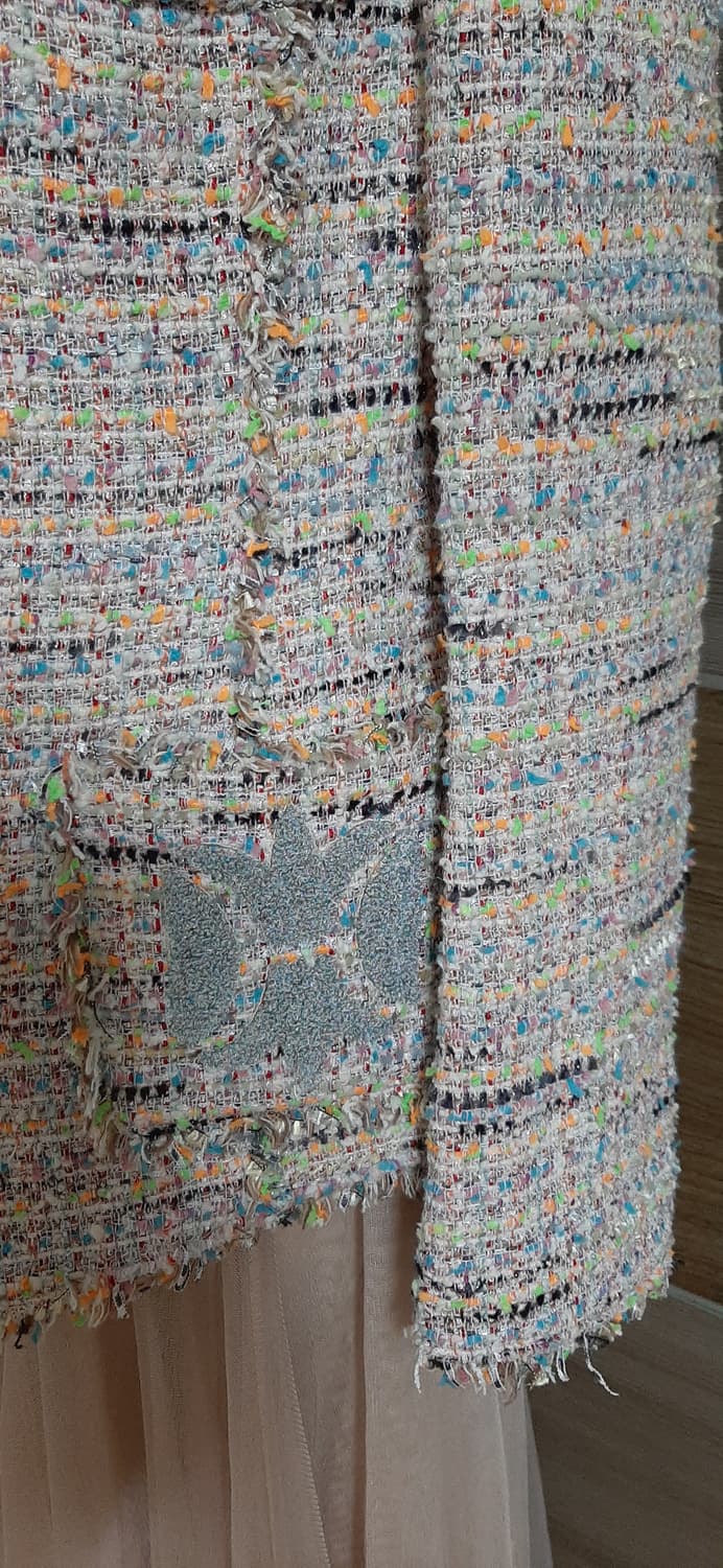 듀엘 트위드 자켓 상태굿  상품이미지5