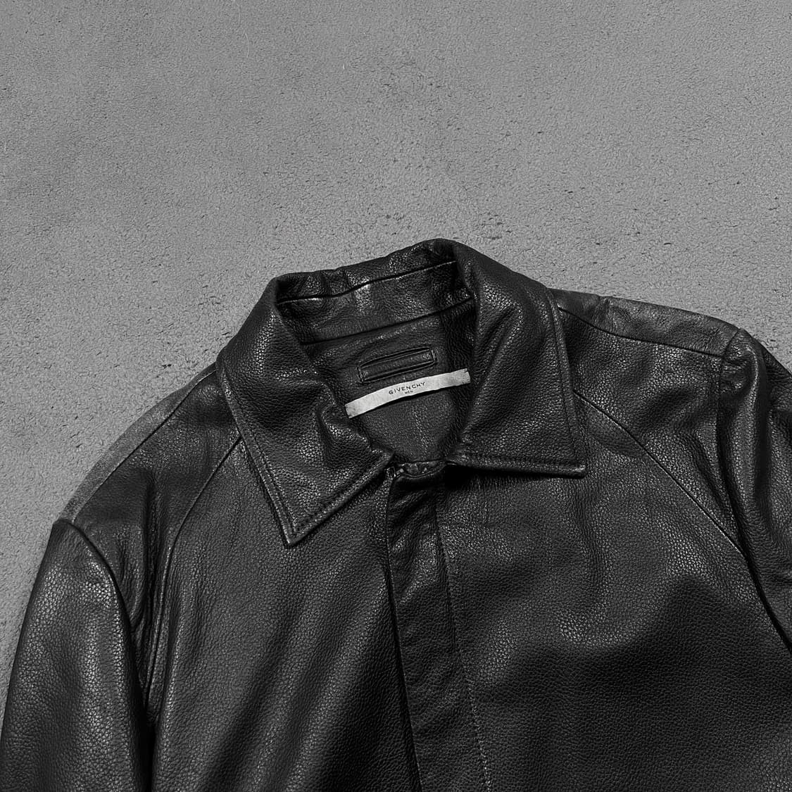 GIVENCHY 지방시 램스킨 울 하프코트 레더자켓 상품이미지2