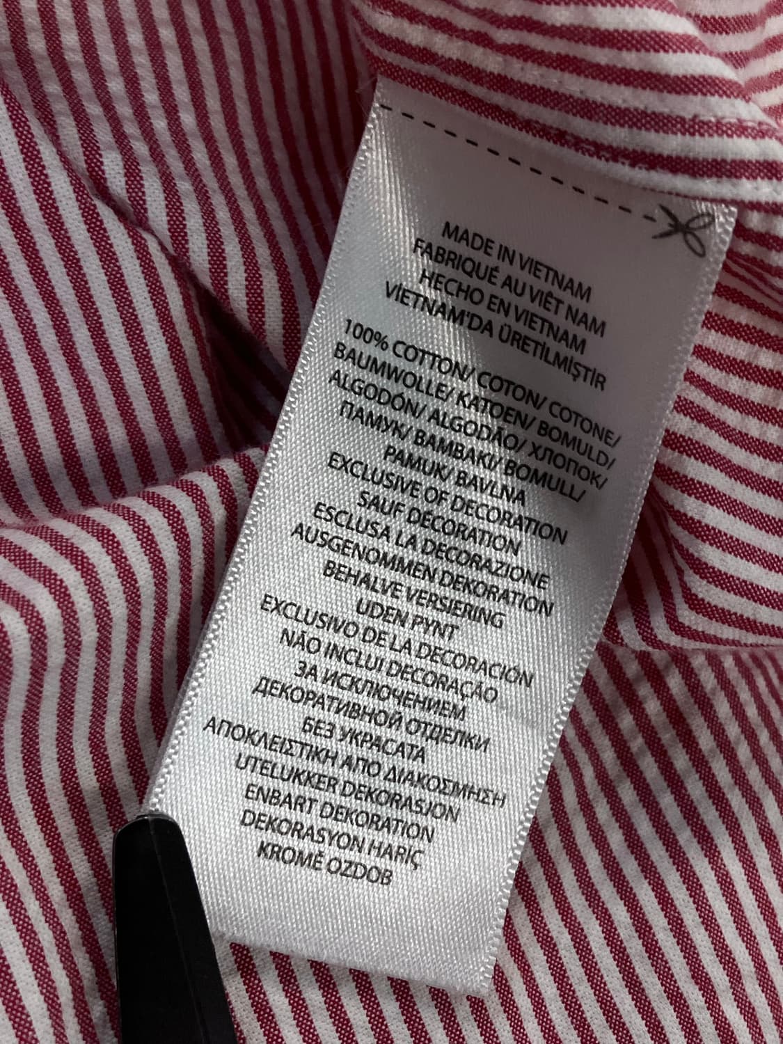 폴로 랄프로렌 스트라이프 셔츠 레드 L  #csz3699  상품이미지6