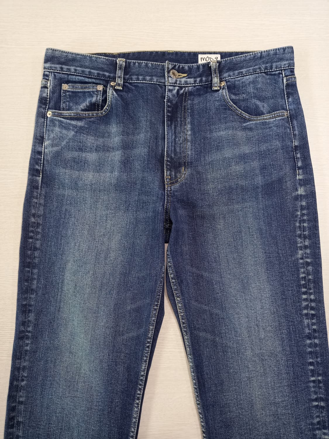 33 Mod9 Kor Mod4 워싱 스판 슬림일자진 33-433 상품이미지3