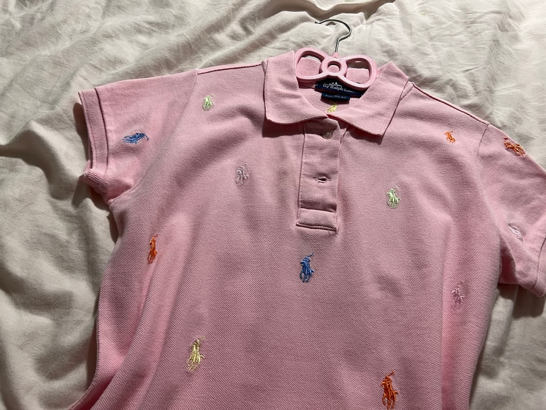 폴로 핑크 와글와글 원피스 상품이미지2