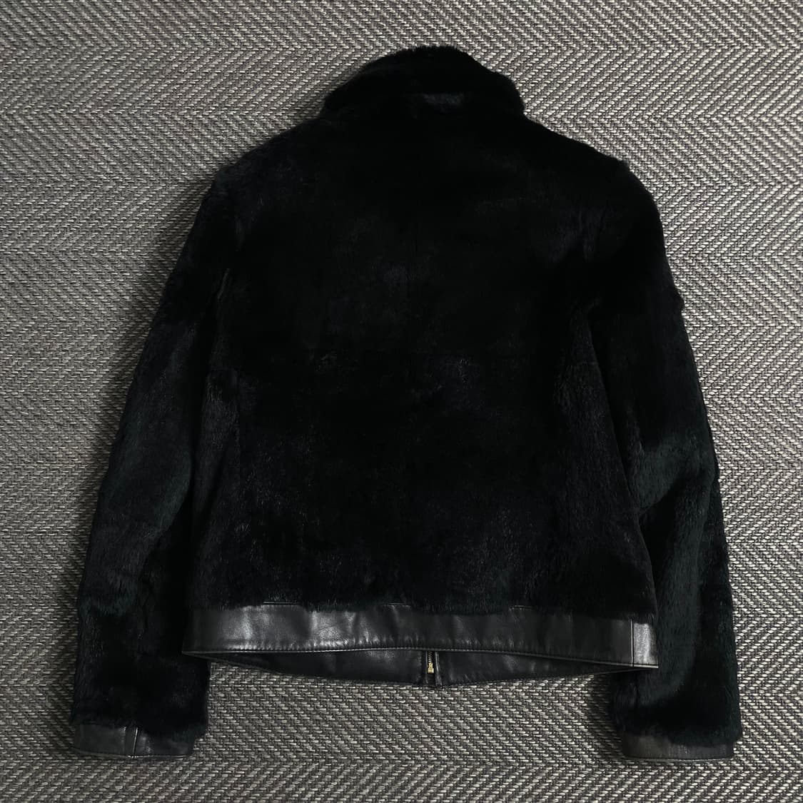 Z.0.D.S 램스킨 트리밍 레빗 퍼 무스탕 자켓o 4632 상품이미지6