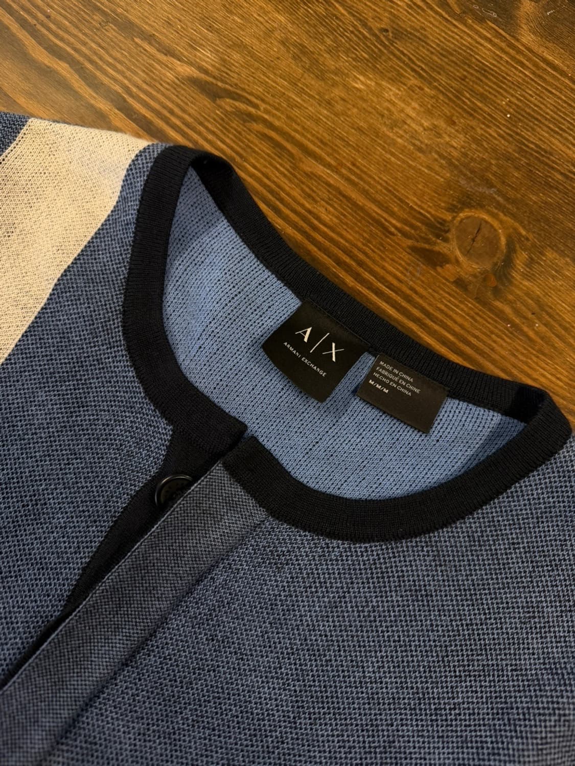 아르마니 익스체인지 헨리넥 니트 100 상품이미지7