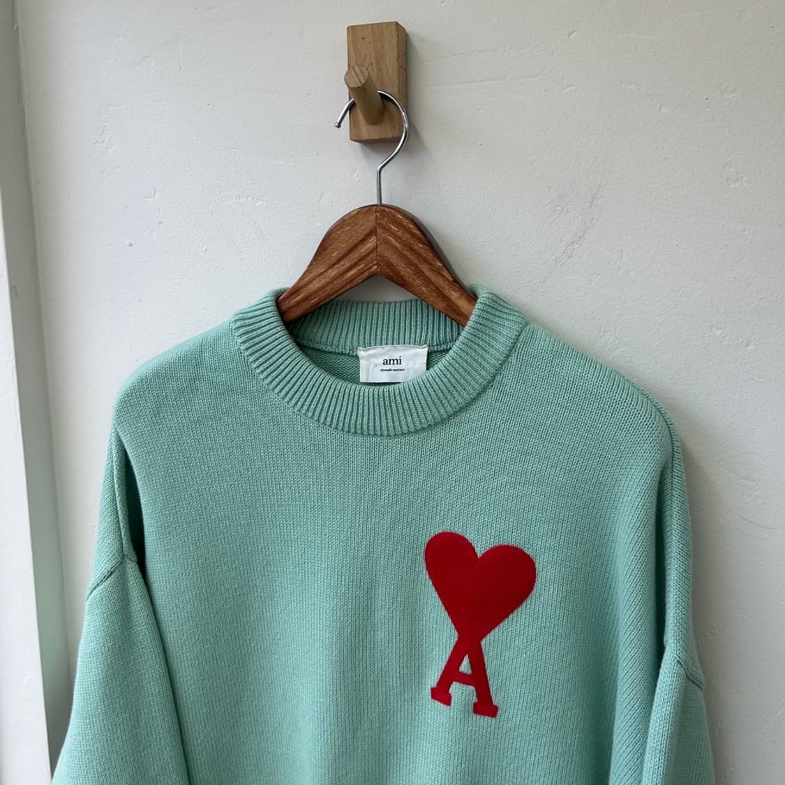 15841 - 아미 민트 빅하트 니트 상품이미지1