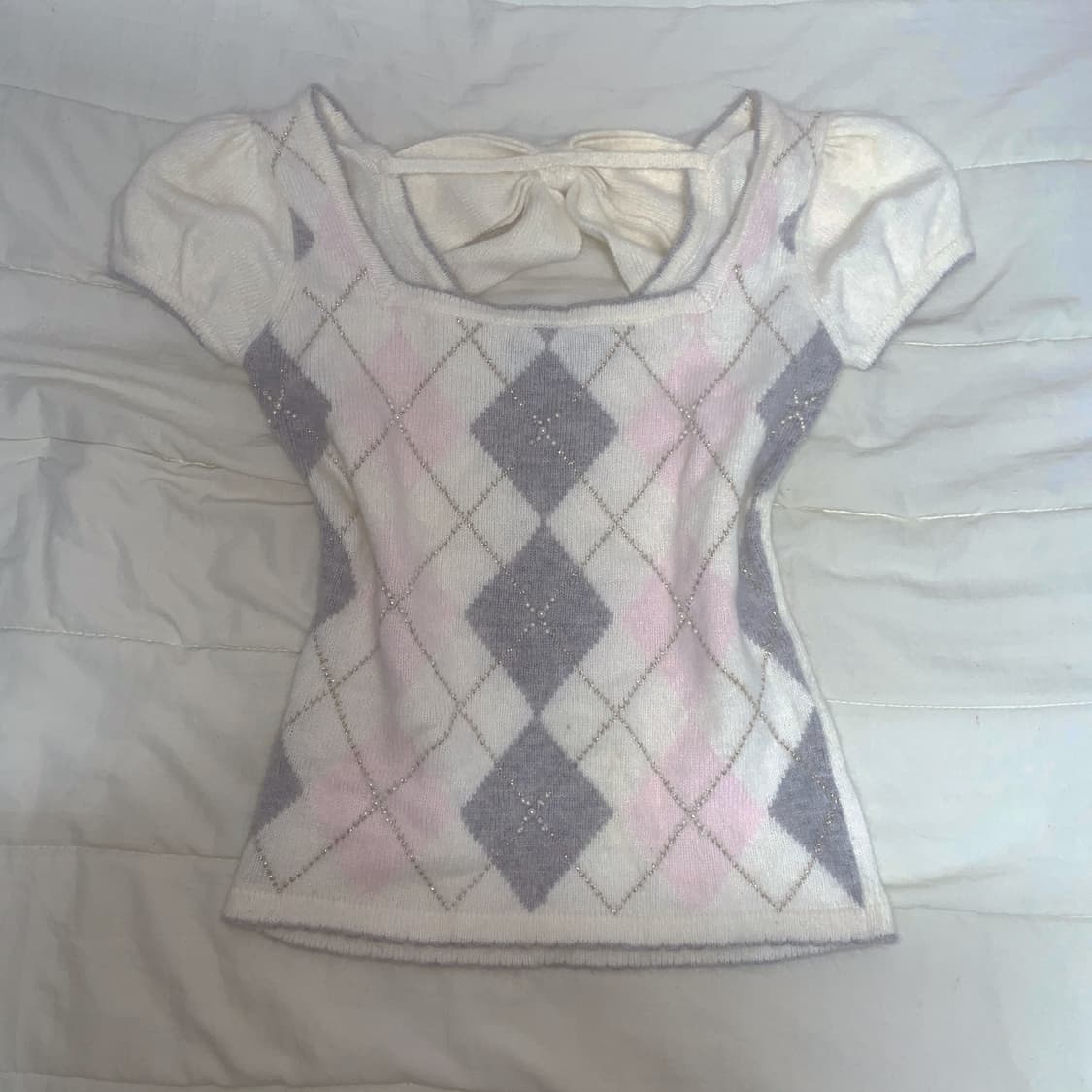 [제시]세실맥비 아가일 니트 히메갸루 오네갸루 stc 달천깔 리즈리사 상품이미지1