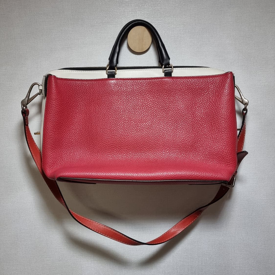 FURLA 훌라 소가죽 핸드백 토트백 숄더백 가방 - 상태훌륭 상품이미지5