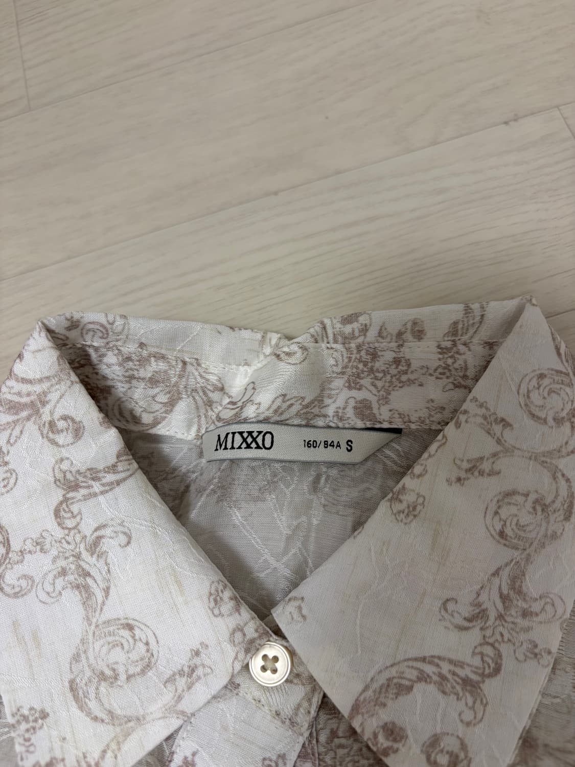 미쏘 패턴 셔츠 (새상품) 상품이미지5