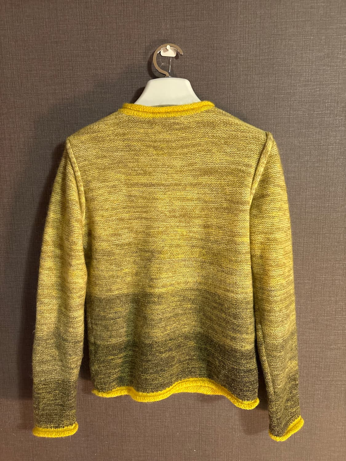 노란색 그라데이션 가디건 Japan 상품이미지6