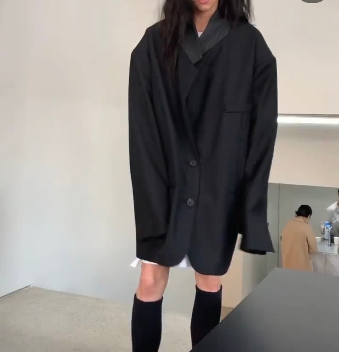 Amu 20ss 유니섹스 오버사이즈 블레이저 상품이미지1