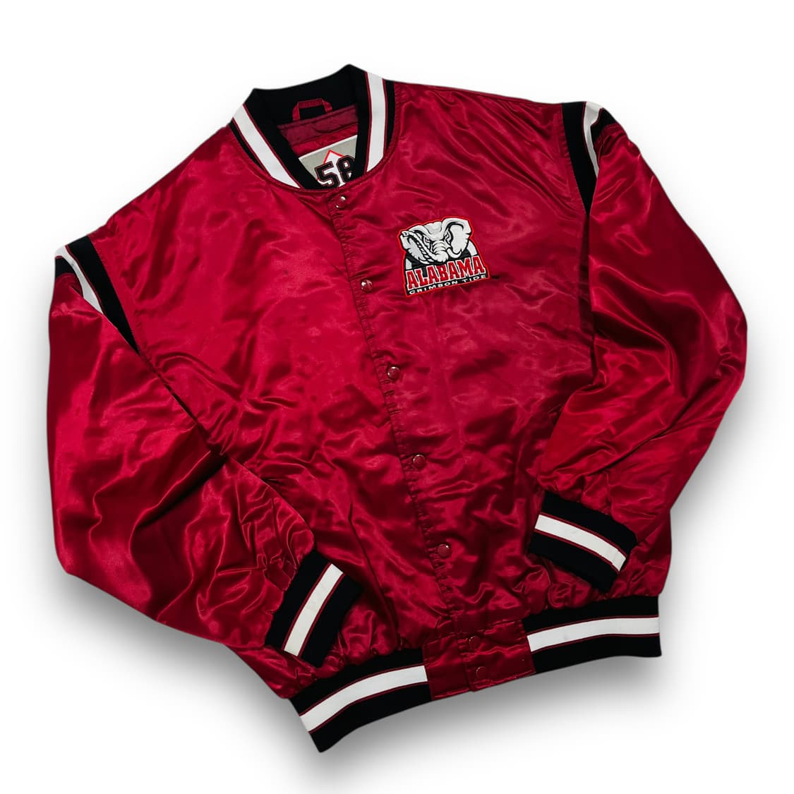 58 스포츠 알라바마 새틴 스타디움 빈티지 올드스쿨 자켓 상품이미지3