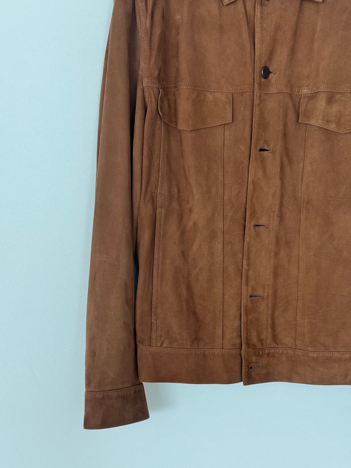 띠어리 양가죽 스웨이드 자켓 상품이미지3