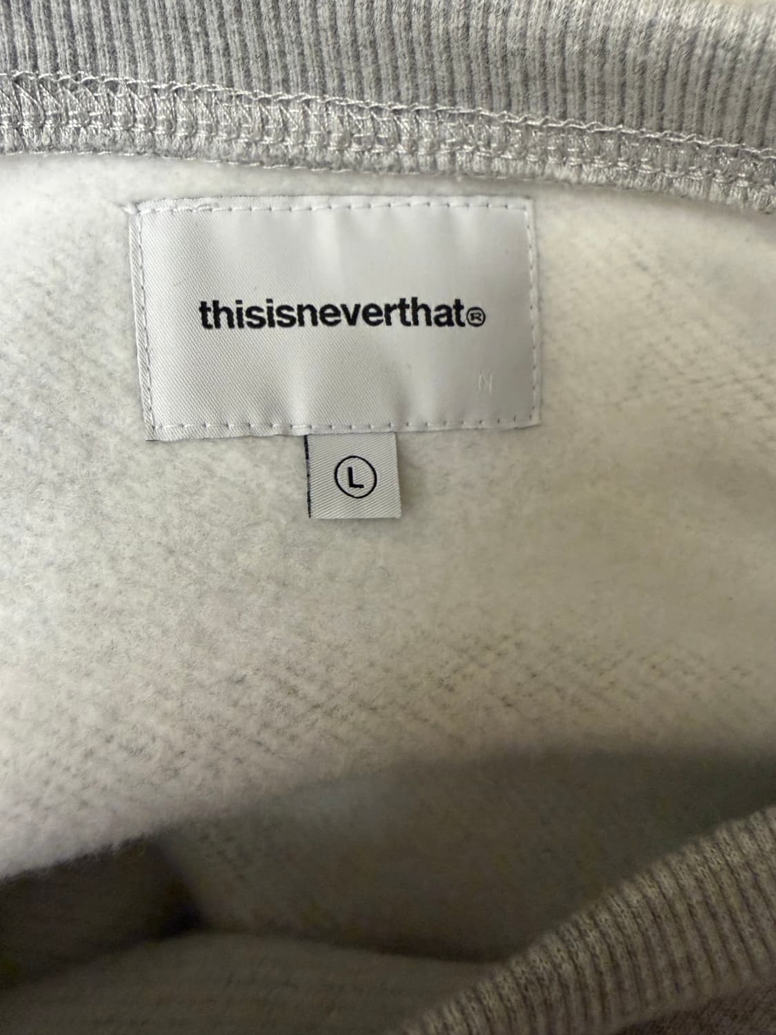 디스이즈네버댓 맨투맨 L 상품이미지3