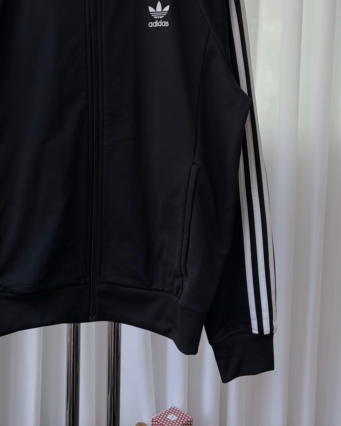 [XL]아디다스 트레포일 SST 블랙 트랙탑 져지 상품이미지5