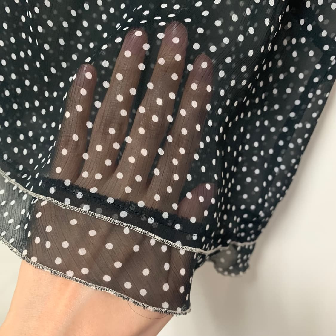 시스루 도트 나시 상품이미지6