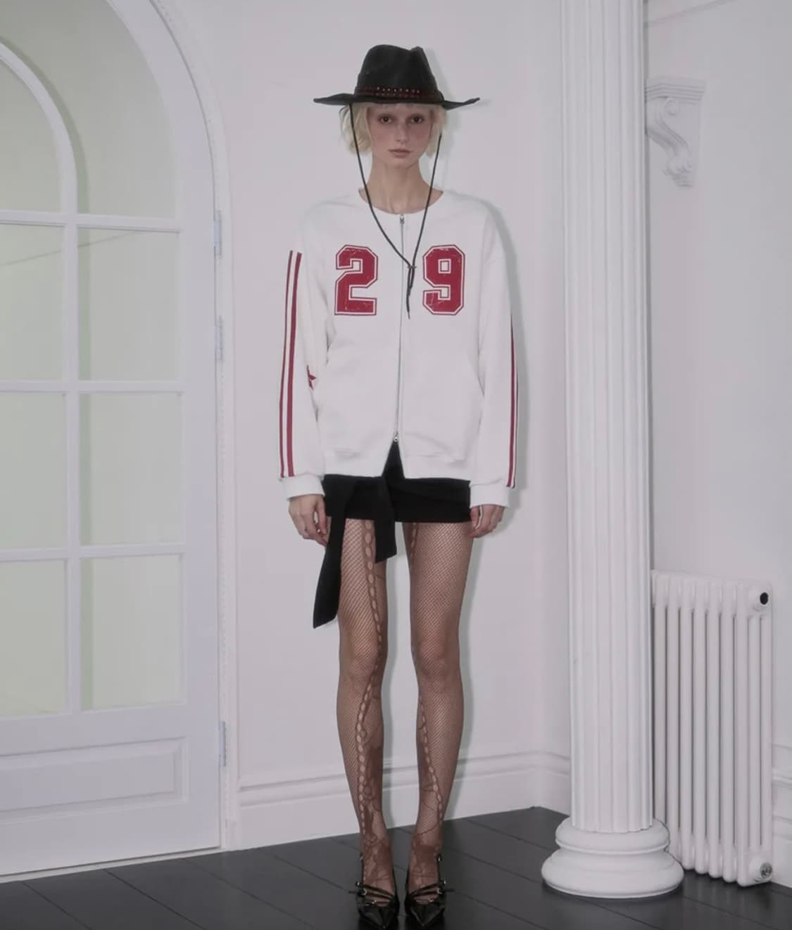 로제프란츠 스타 트랙 스웻 집업_ 아이보리 상품이미지1