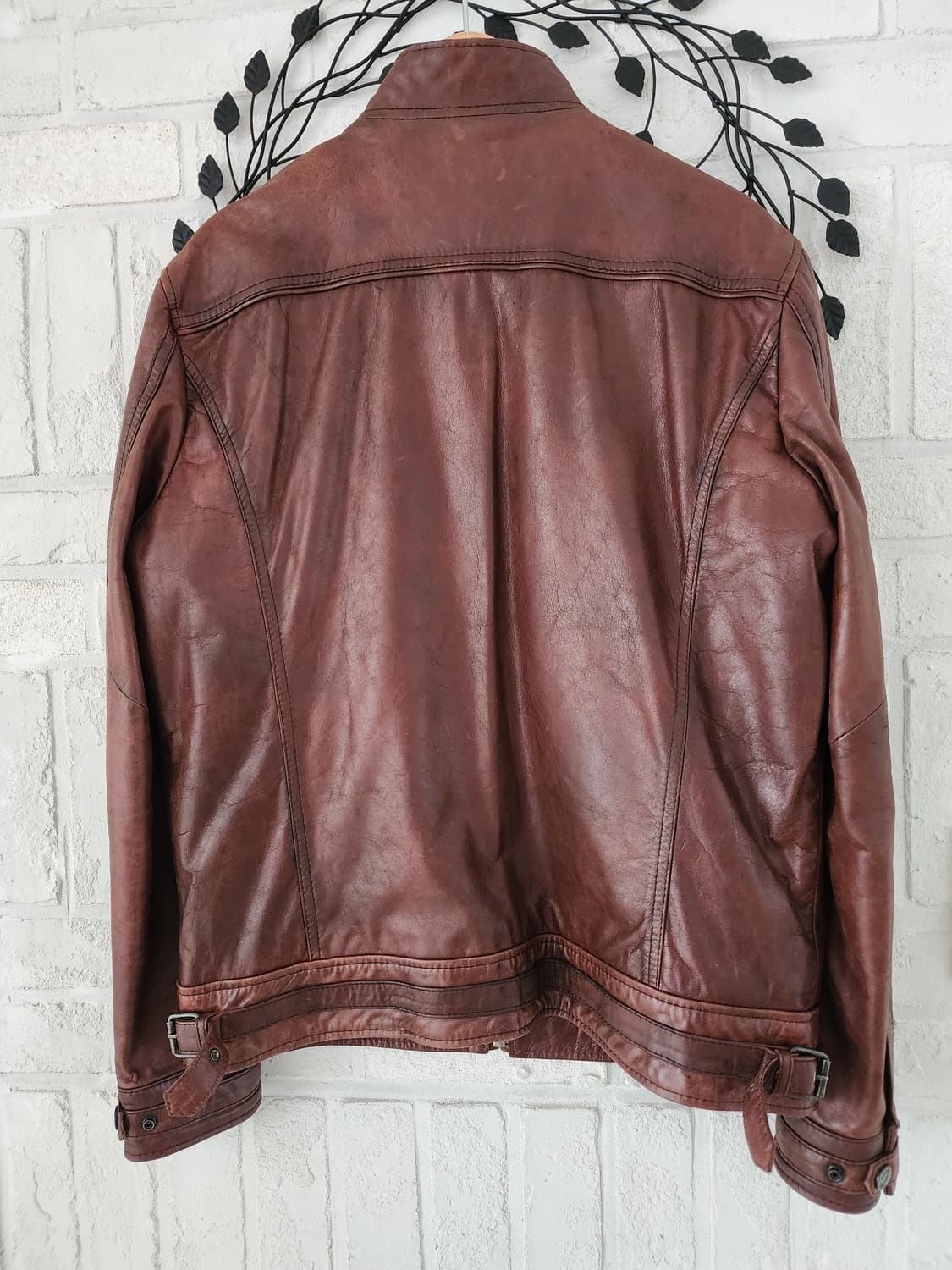 마시모두띠 가죽 점퍼 상품이미지5