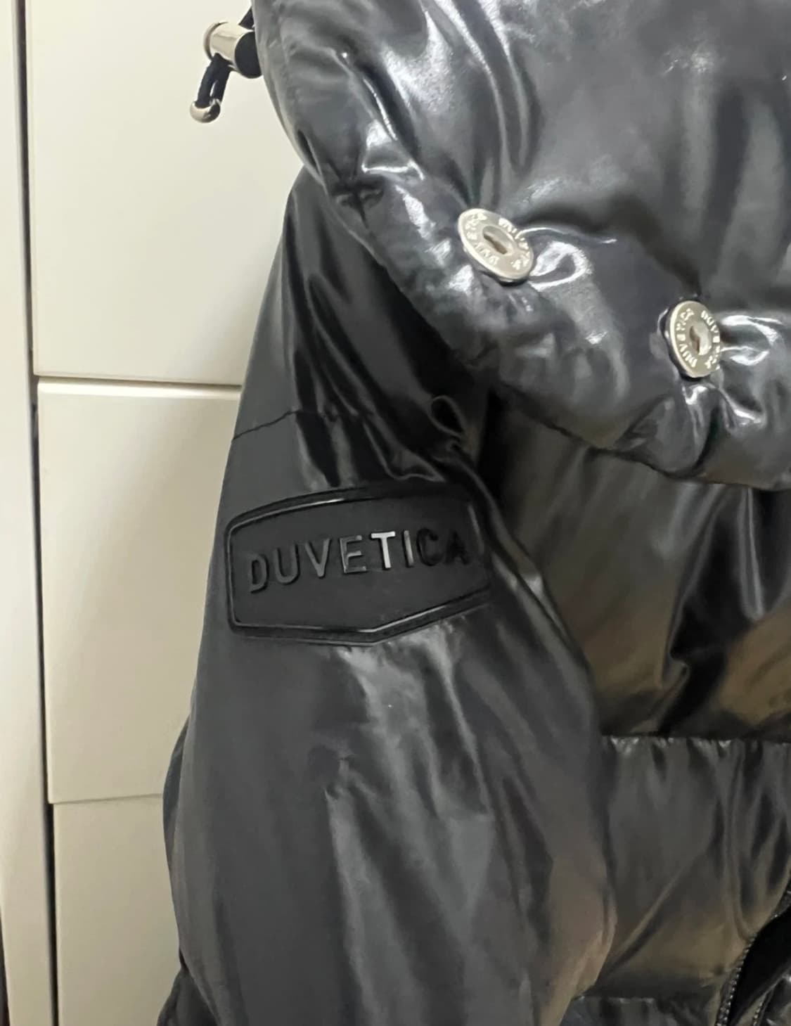 새상품급 몽클 듀베티카 롱패딩 블랙패딩38 상품이미지2