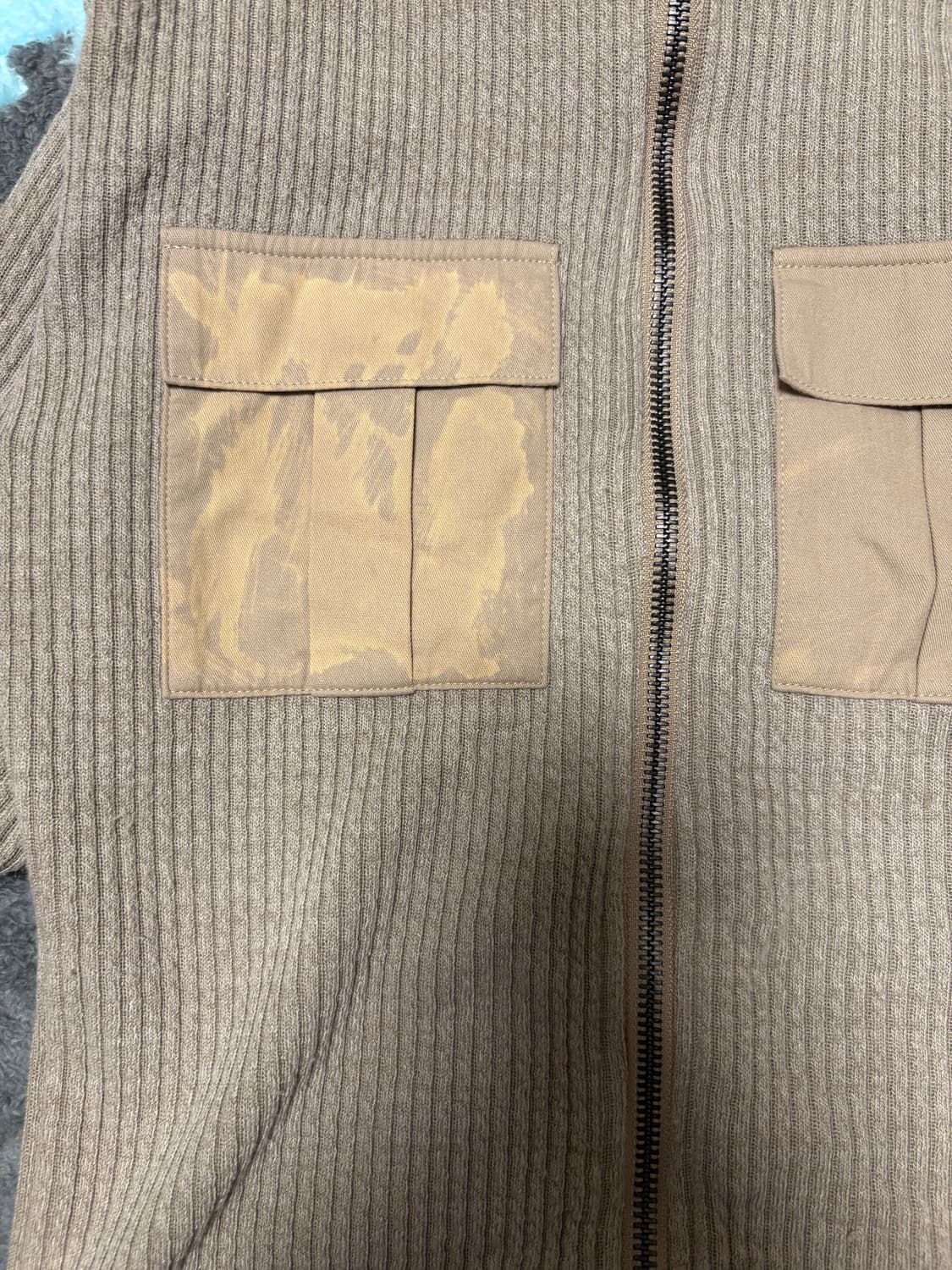 브라운 투웨이 니트 집업 자켓 상품이미지2