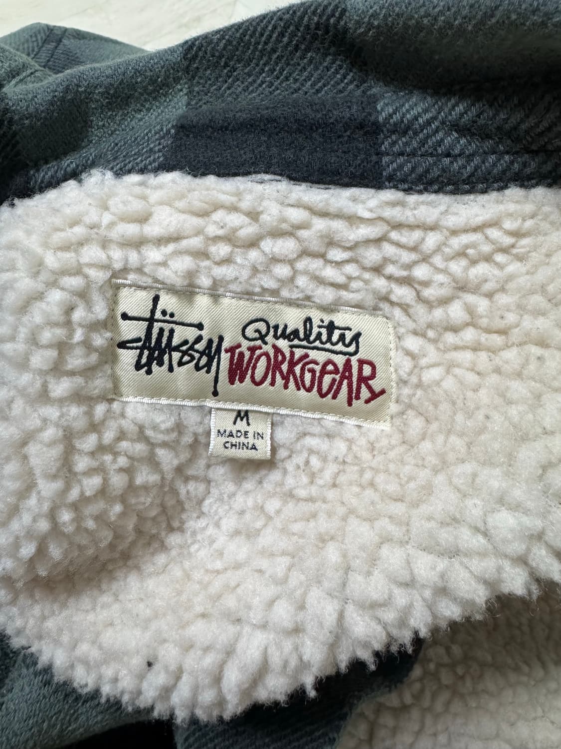 스투시 쉐르파 라인드 버팔로 플레이드 셔츠 상품이미지6