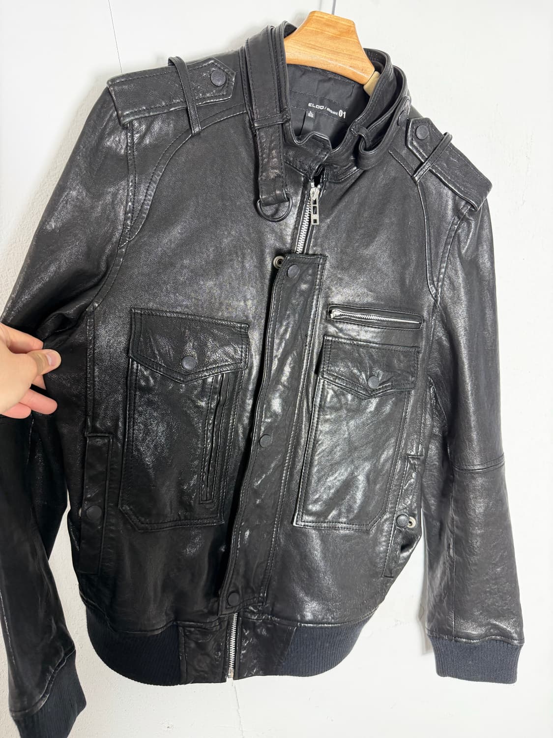 가죽자켓 램스킨 레더자켓 eloq 상품이미지3
