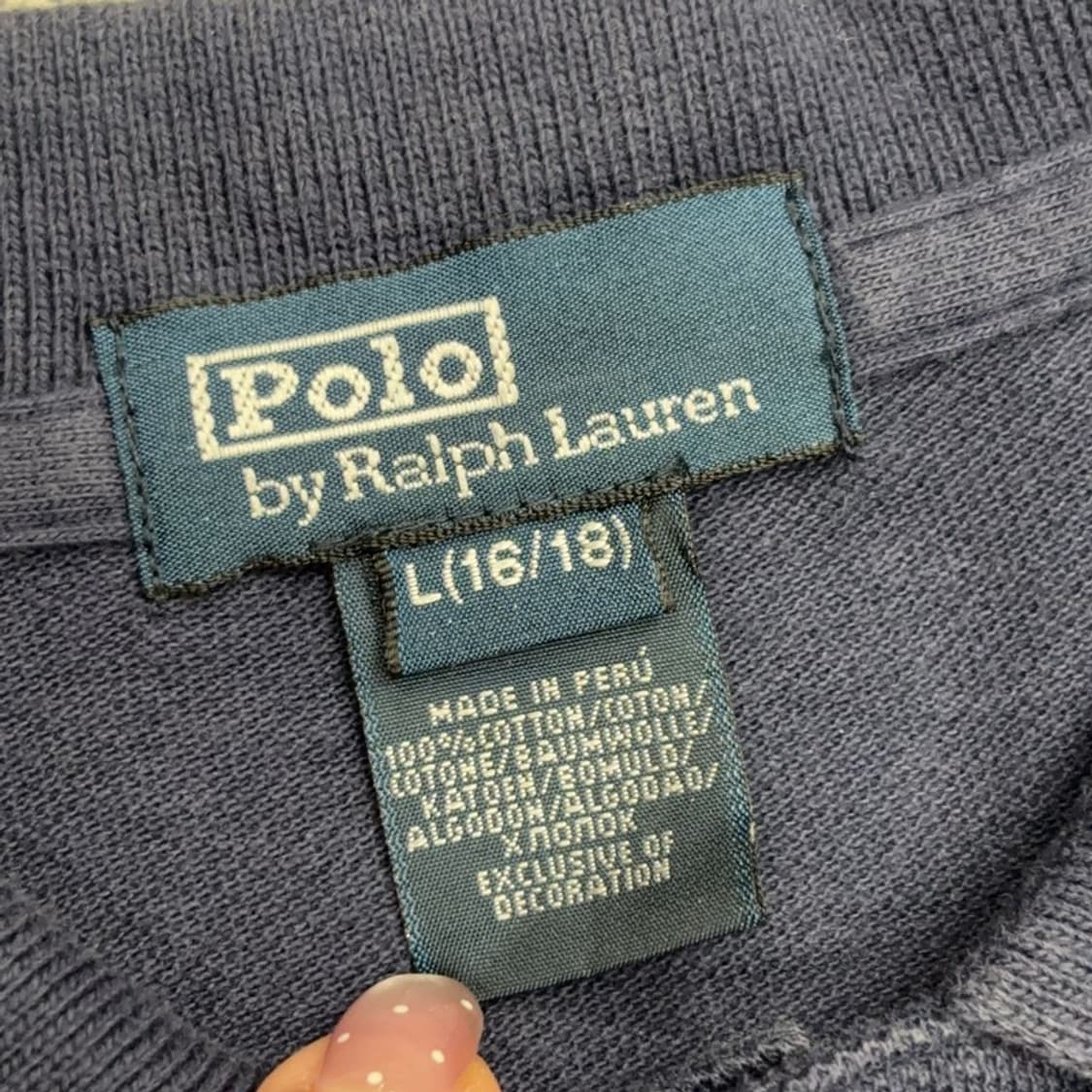 폴로 랄프로렌 자수 반팔카라티 L P00087 상품이미지3