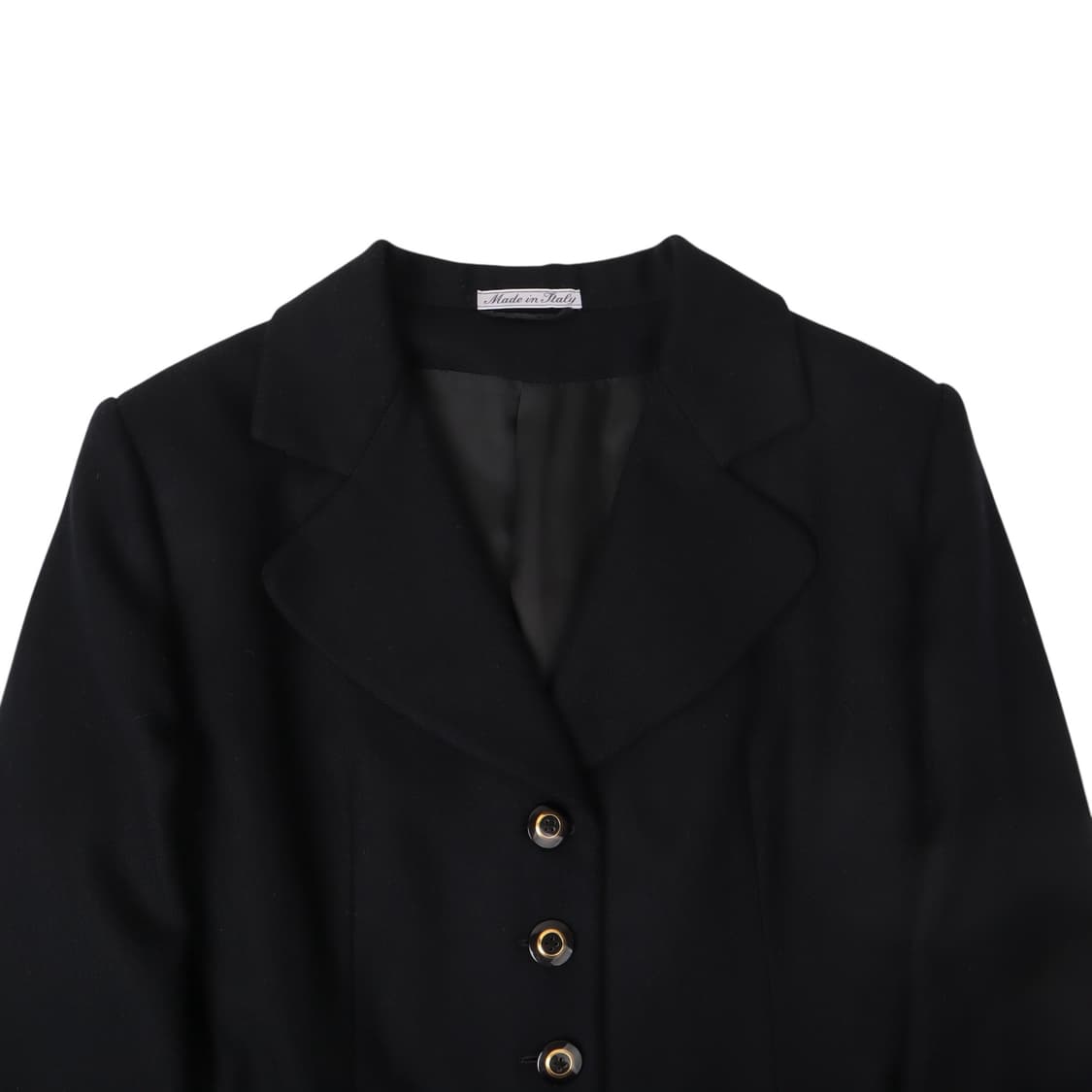 버버리 울 캐시미어 골드 버튼 4B 자켓 상품이미지2